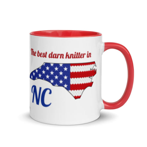The Best Darn Knitter in NC mug